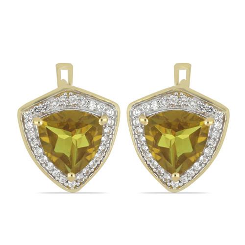 BUY STERLING SILVER NANO ZULTAINITE GEMSTONE BIG STONE EARRINGS
